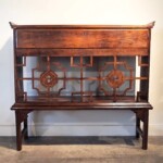 Reclaimed Teak Asian Display Cabinet Reclaimed Teak Asian Display Cabinet