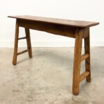 Reclaimed Teak Rustic Farm Bench Reclaimed Teak Rustic Farm Bench