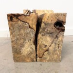 Spalted Tamarind Wood Organic Accent Table
