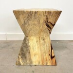 Spalted Tamarind Wood Organic Accent Table Spalted Tamarind Wood Organic Accent Table