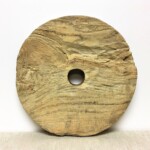 Vintage Teak Wheel from Gado Gado