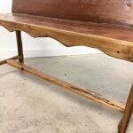 Wabi-Sabi Wood Bench