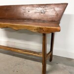 Wabi-Sabi Wood Bench