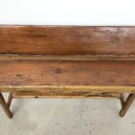 Wabi-Sabi Wood Bench