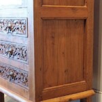 Carved Drawer Reclaimed Teak Indonesian Cabinet Carved Drawer Reclaimed Teak Indonesian Cabinet