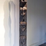Carved Tribal Dayak Ladder 1 at Gado Gado Furniture Carved Tribal Dayak Ladder 1