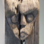 Carved Tribal Dayak Ladder 1 Carved Tribal Dayak Ladder from Gado Gado