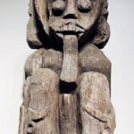 Carved Tribal Dayak Ladder 1 Carved Tribal Dayak Ladder from Gado Gado