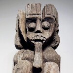 Carved Tribal Dayak Ladder Carved Tribal Dayak Ladder from Gado Gado