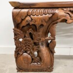 Hand Carved Asian Bench from Gado Gado Hand Carved Asian Bench from Gado Gado