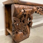 Hand Carved Asian Bench from Gado Gado