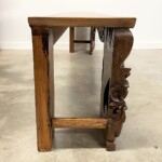 Hand Carved Asian Bench from Gado Gado