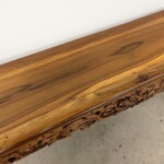 Hand Carved Asian Bench from Gado Gado
