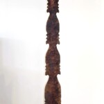 Hand Carved Teak Figurehead with Stand Hand Carved Teak Figurehead Panel with Stand