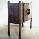 Hand Hewn Primitive Cabinet