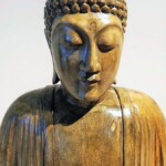 Meditating Buddha Balinese Wood Carving Statue