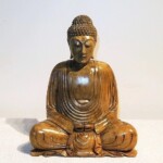 Meditating Buddha Balinese Wood Carving Statue Meditating Buddha Balinese Wood Carving Statue