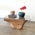 Modern Organic Old Mortar Coffee Table Modern Organic Old Mortar Coffee Table