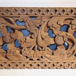 Old Carved Teak Architectural Panel 177 Old Carved Teak Architectural Panel 177