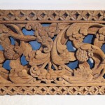 Old Carved Teak Architectural Panel 177 Old Carved Teak Architectural Panel 177