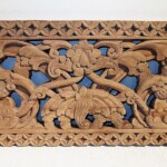 Old Carved Teak Architectural Panel 177 Old Carved Teak Architectural Panel 177