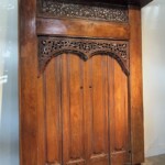 Old Carved Teak Door Old Carved Teak Door