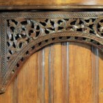 Old Carved Teak Door