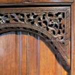 Old Carved Teak Door