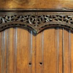 Old Carved Teak Door