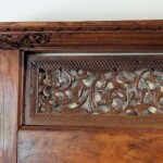 Old Carved Teak Door