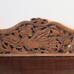 Old Carved Teak Panel with Phoenix and Dragons 123 Old Carved Teak Panel with Phoenix and Dragons 123