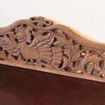 Old Carved Teak Panel with Phoenix and Dragons 123 Old Carved Teak Panel with Phoenix and Dragons 123