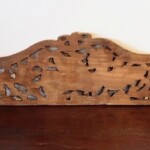 Old Carved Teak Panel with Phoenix and Dragons 123 Old Carved Teak Panel with Phoenix and Dragons 123