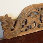 Old Carved Teak Panel with Phoenix and Dragons 123 Old Carved Teak Panel with Phoenix and Dragons 123