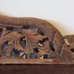 Old Carved Teak Panel with Phoenix and Dragons 123 Old Carved Teak Panel with Phoenix and Dragons 123