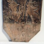 Old Carved Wayang Kris Panel from Java 1 Old Carved Wayang Kris Panel from Java 1