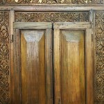 Old Indonesian Door with Wall Panels