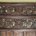 Old Indonesian Door with Wall Panels from Gado Gado