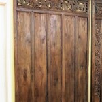 Old Indonesian Door with Wall Panels