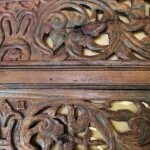 Old Indonesian Door with Wall Panels