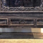 Old Javanese Teak Display Cabinet Old Javanese Teak Display Cabinet