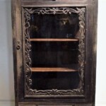 Old Javanese Teak Display Cabinet