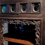 Old Javanese Teak Display Cabinet Old Javanese Teak Display Cabinet