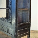 Old Javanese Teak Display Cabinet
