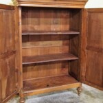 Old Teak Cabinet from Java with Spiral Posts Vintage Teak Cabinet from Java with Spiral Posts