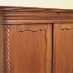 Old Teak Cabinet from Java with Spiral Posts Vintage Teak Cabinet from Java with Spiral Posts