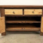 Organic Modern Traditional Hinge Console Cabinet from Gado Gado