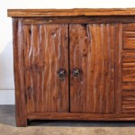 Reclaimed Teak Large Sideboard with Brass Handles Reclaimed Teak Large Sideboard with Brass Handles