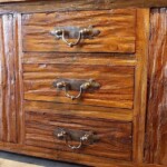 Reclaimed Teak Large Sideboard with Brass Handles Reclaimed Teak Large Sideboard with Brass Handles