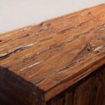 Reclaimed Teak Large Sideboard with Brass Handles Reclaimed Teak Large Sideboard with Brass Handles